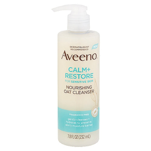 Aveeno Calm + Restore Nourishing Oat Face Cleanser