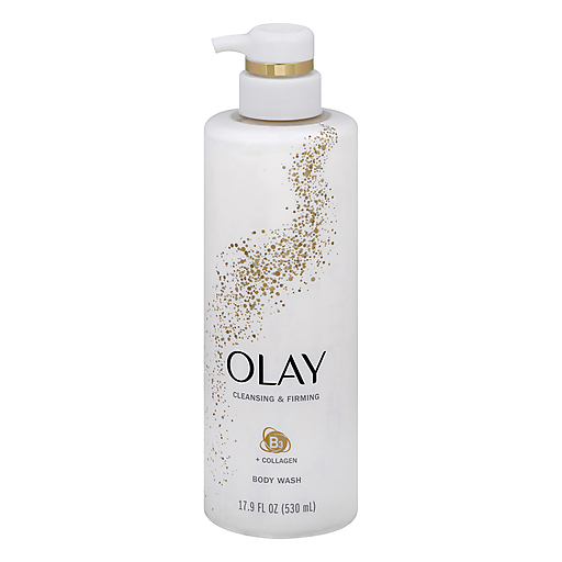 Olay Cleansing & Firming Body Wash with Vitamin B3 and Collagen