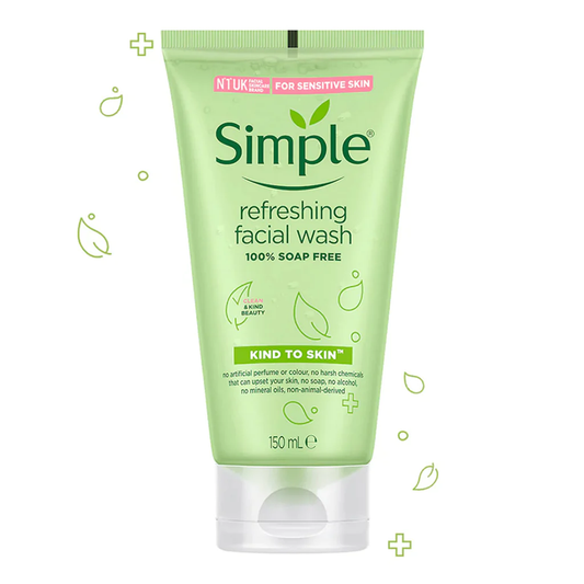 Simple Kind to Skin Refreshing Facial Wash Gel (150ml)