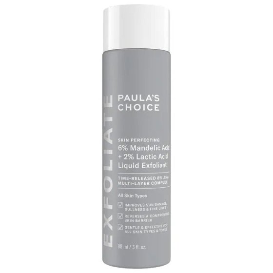 Paula’s Choice 6% Mandelic Acid + 2% Lactic Acid Liquid Exfoliant (88ml)